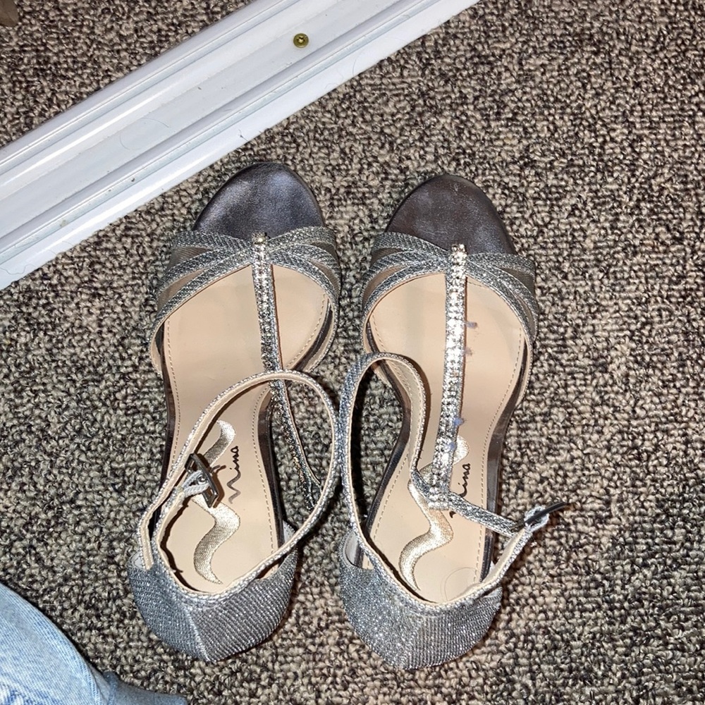 Silver heels